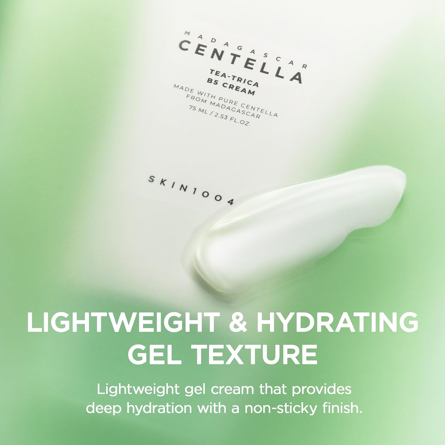 SKIN1004 Hyalu-Cica Moisture Cream, Korean Moisturiser, Face Cream, 75ml