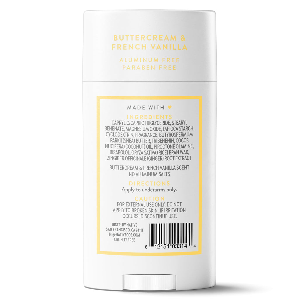 Native Deodorant Contains Naturally Derived Ingredients, 72 Hour Odor Control, Deodorant for Women and Men, Aluminum Free, Coconut & Vanilla 2.65oz