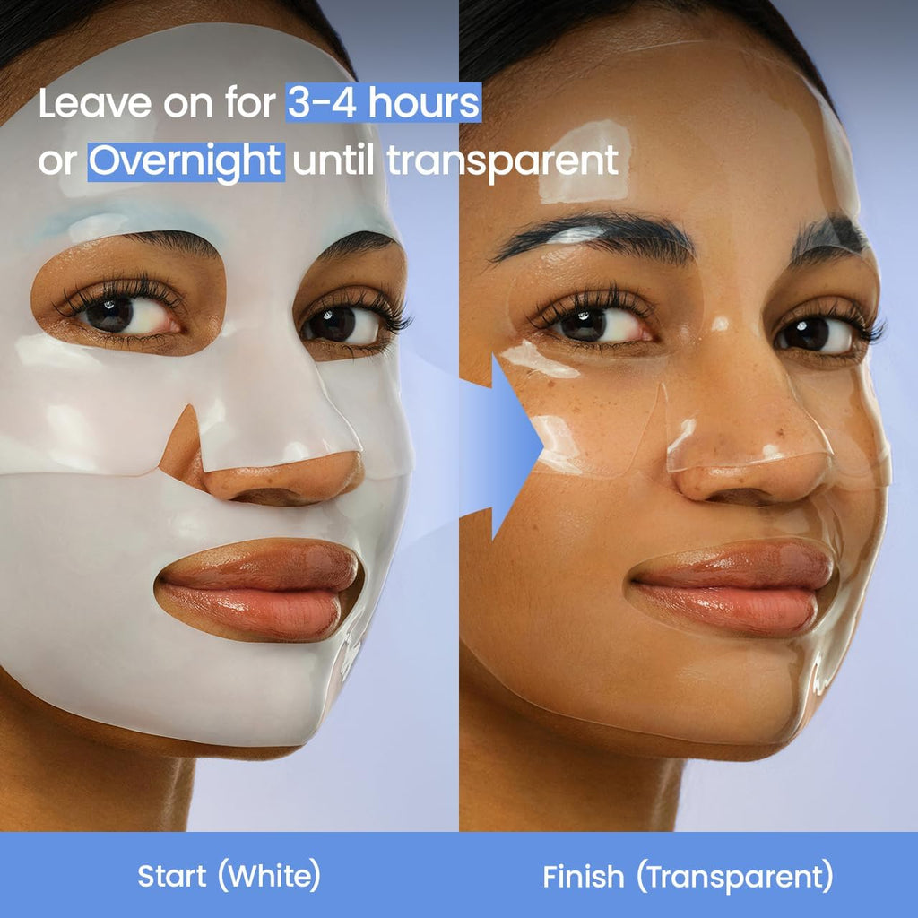BIODANCE Bio-Collagen Real Deep Mask, Hydrating Overnight Hydrogel Mask, Pore Minimizing, Elasticity, Plumping Improvement, Korean Skincare | 1.19oz(34g) x 4ea