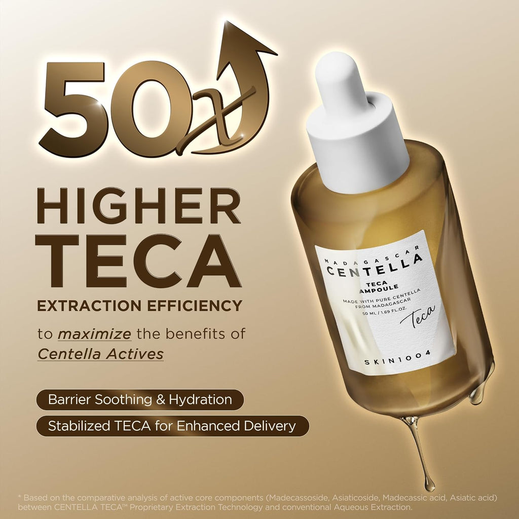 SKIN1004 [Hudson's Pick] Madagascar Centella Ampoule, Korean Face Serum with Centella Asiatica for Hydrating & Moisturizing, Soothing Facial Serum for Skin Balance, Korean Skin Care, 100ml
