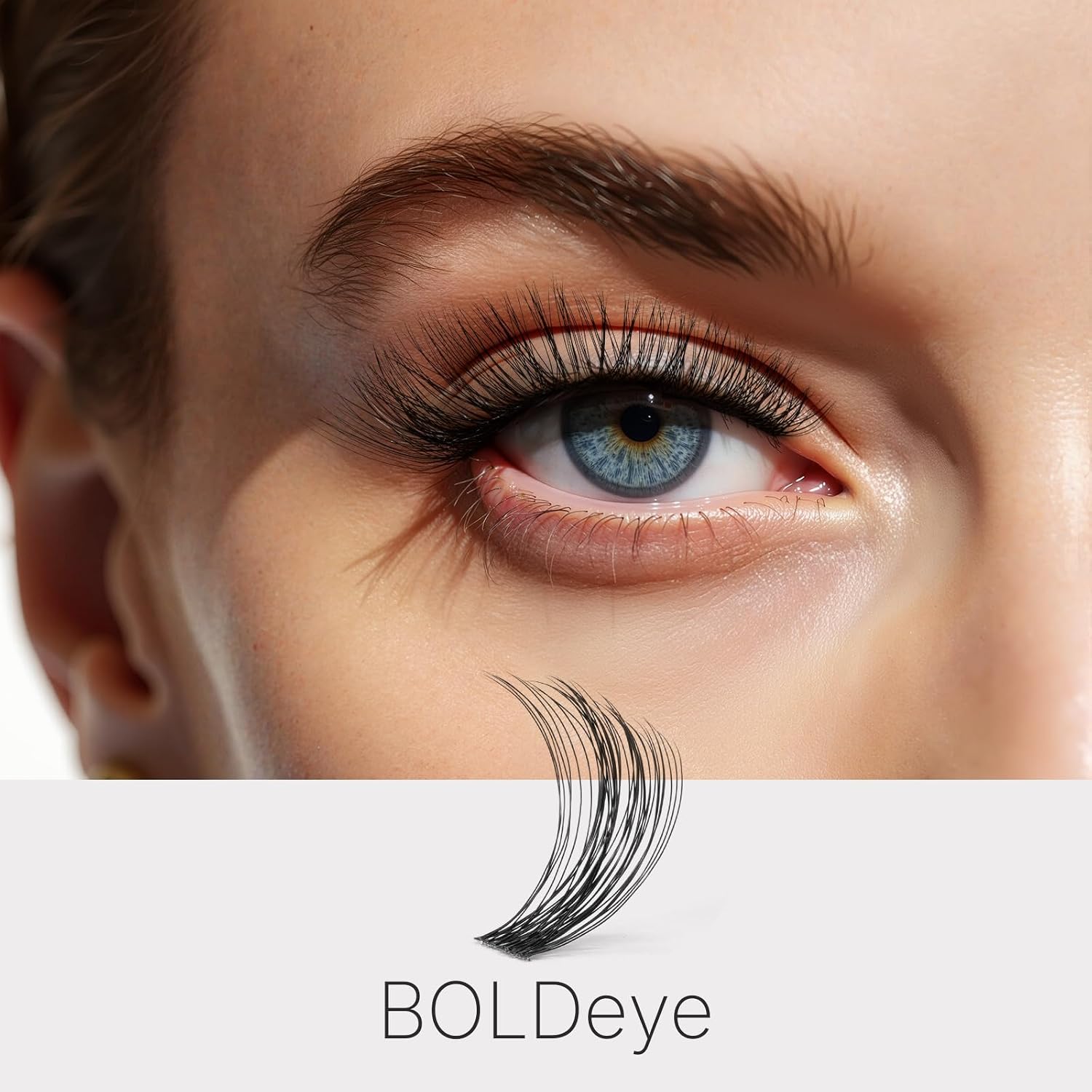 VEYESBEAUTY Manga Lash Clusters Eyelash Extensions Thin & Invisible Band