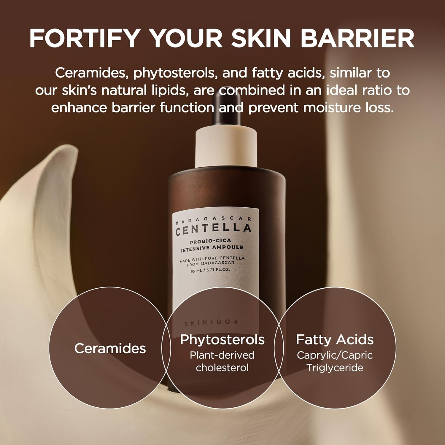 SKIN1004 [Hudson's Pick] Madagascar Centella Ampoule, Korean Face Serum with Centella Asiatica for Hydrating & Moisturizing, Soothing Facial Serum for Skin Balance, Korean Skin Care, 100ml