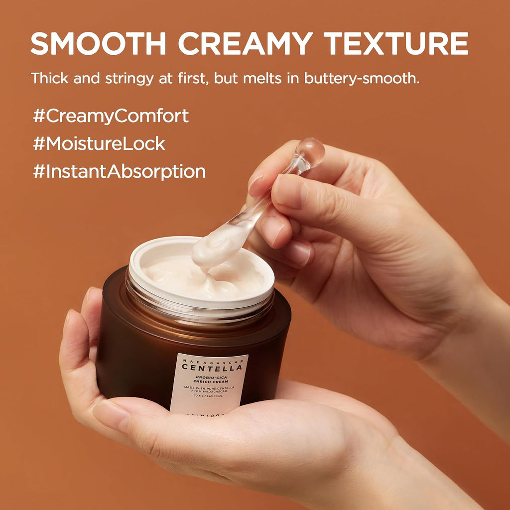SKIN1004 Hyalu-Cica Moisture Cream, Korean Moisturiser, Face Cream, 75ml