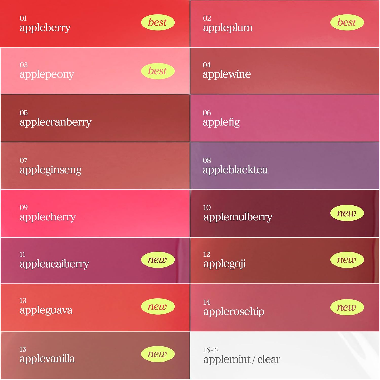 NOONI Korean Lip Oil - Appleberry - Plumping & Hydrating Tinted Lip Gloss