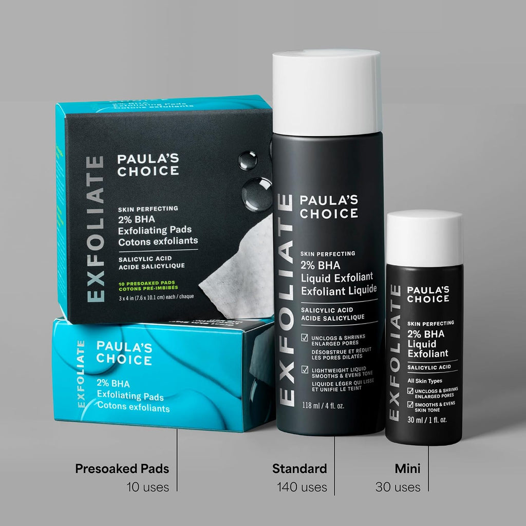 Paula's Choice SKIN PERFECTING 2% BHA Liquid Exfoliant, 30 mL, Travel Size