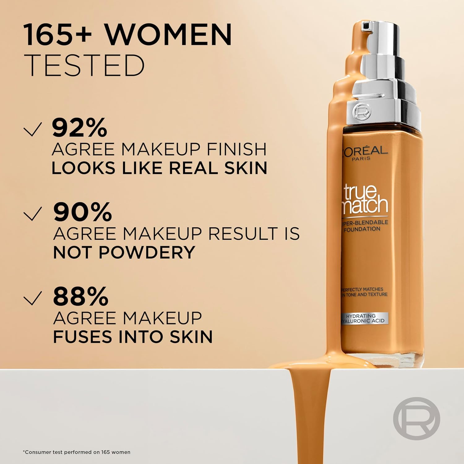L'Oréal Paris, Liquid Foundation, Hydrating & Evening, True Match, 30 ml, Shade: 2N Vanilla