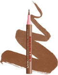 NYX PROFESSIONAL MAKEUP Lip Lingerie Liner Stain, Seamless Make Up with All-Day Color, Waterproof Lip Stain Finish - Steamy Spice (Warm Brown)