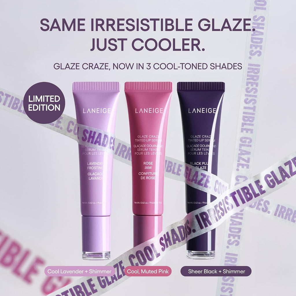 LANEIGE Glaze Craze Tinted Lip Serum, Cinnamon Sugar
