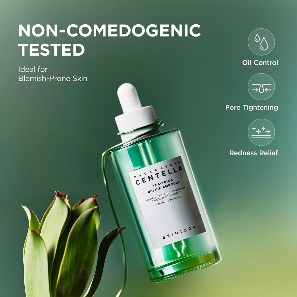 SKIN1004 [Hudson's Pick] Madagascar Centella Ampoule, Korean Face Serum with Centella Asiatica for Hydrating & Moisturizing, Soothing Facial Serum for Skin Balance, Korean Skin Care, 100ml