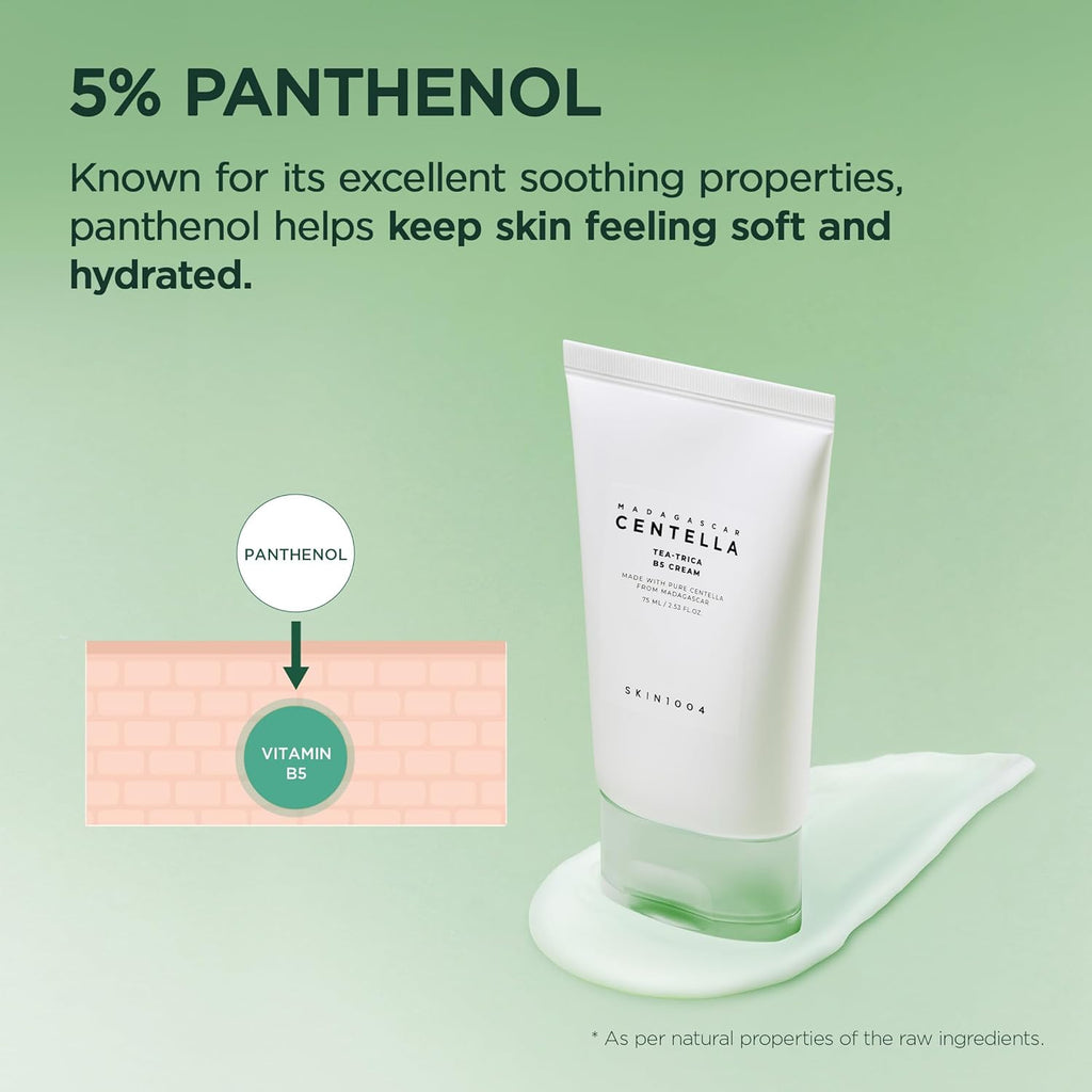 SKIN1004 Hyalu-Cica Moisture Cream, Korean Moisturiser, Face Cream, 75ml