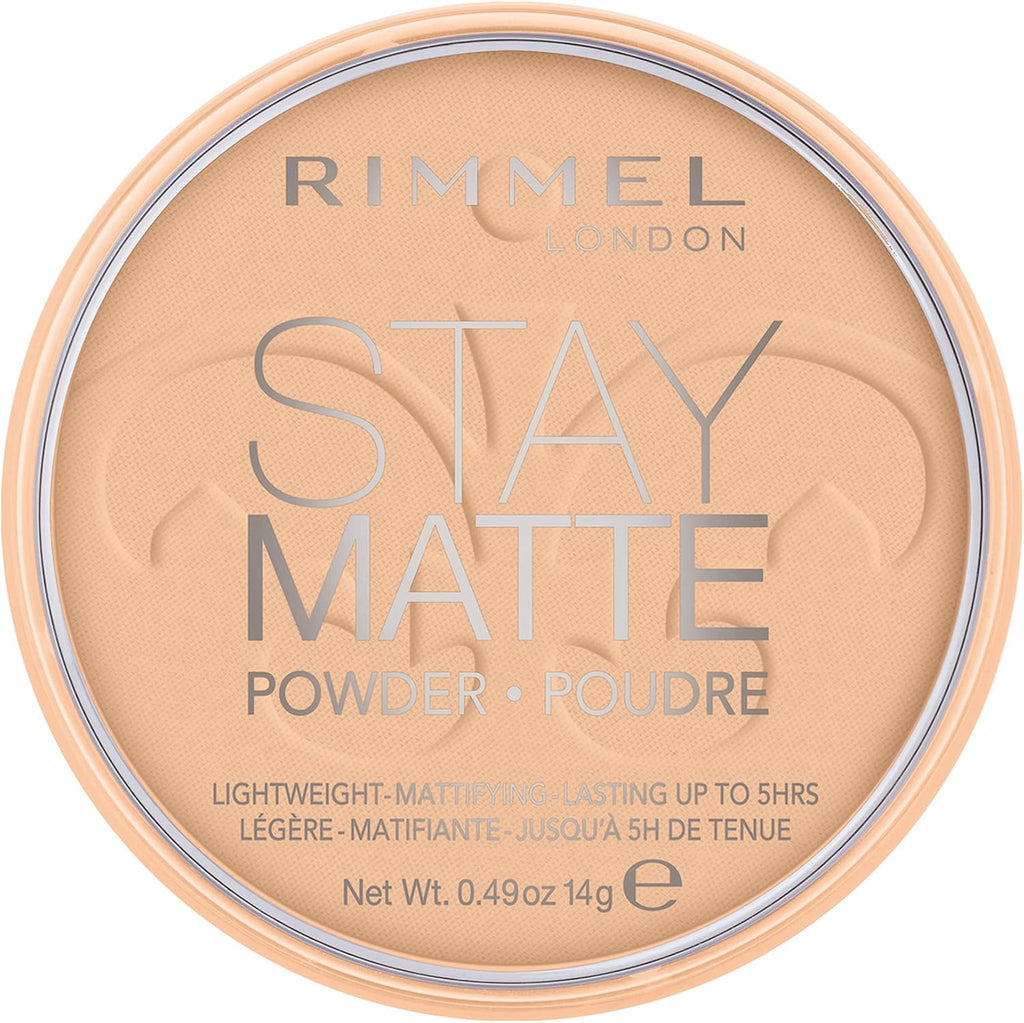 Rimmel London Stay Matte Pressed Powder Number 001 Transparent 14 g