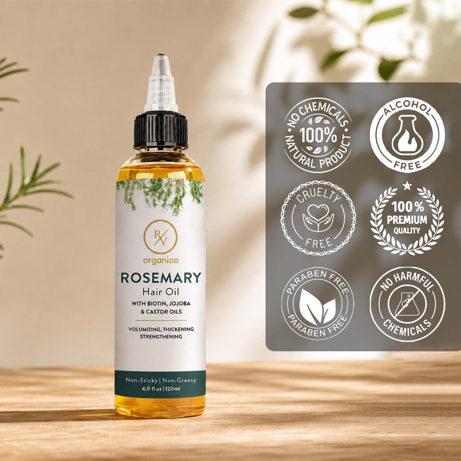 Jojoba Oil 120ml – 100% Pure Cold Pressed Jojoba Oil for Hair, Scalp & Nails | Unrefined, Hexane Free & Natural Moisturising Oil – 4.05 fl oz
