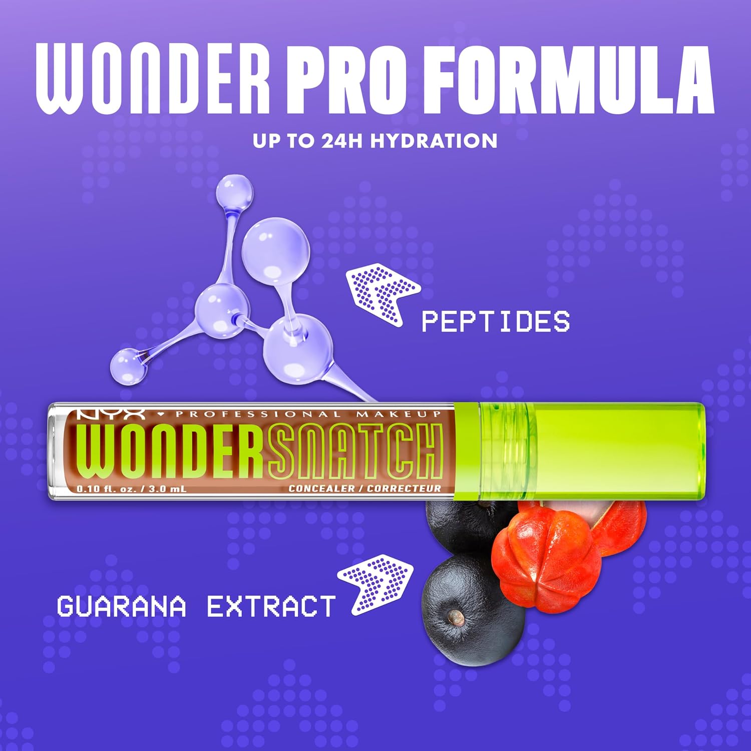 NYX PROFESSIONAL MAKEUP Wonder Snatch Concealer, Brightening, Lifting & Snatching Full Coverage Makeup Concealer with 24HR Wear, Vegan & Cruelty Free Shade Light Ivory
