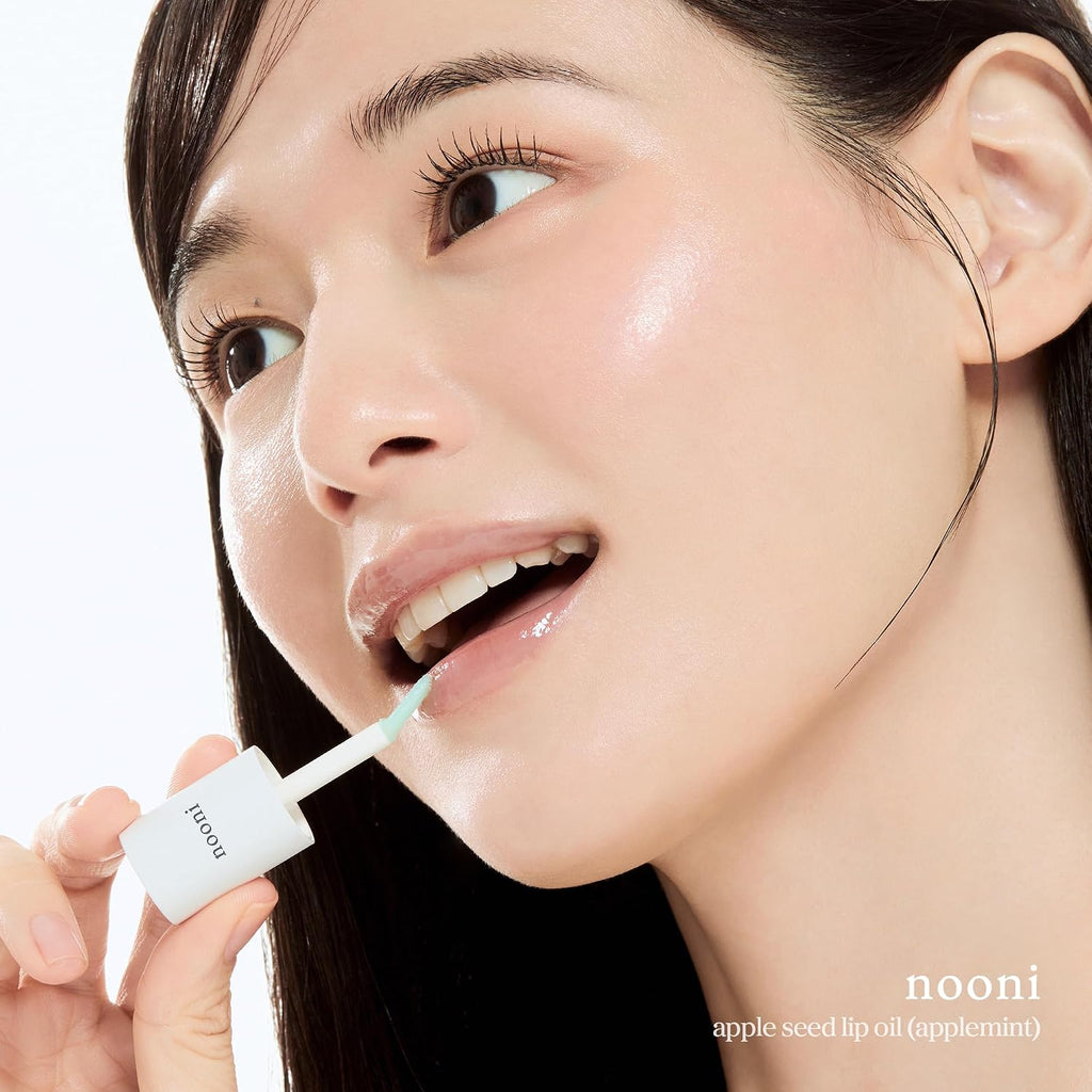 NOONI Korean Lip Oil - Appleberry - Plumping & Hydrating Tinted Lip Gloss