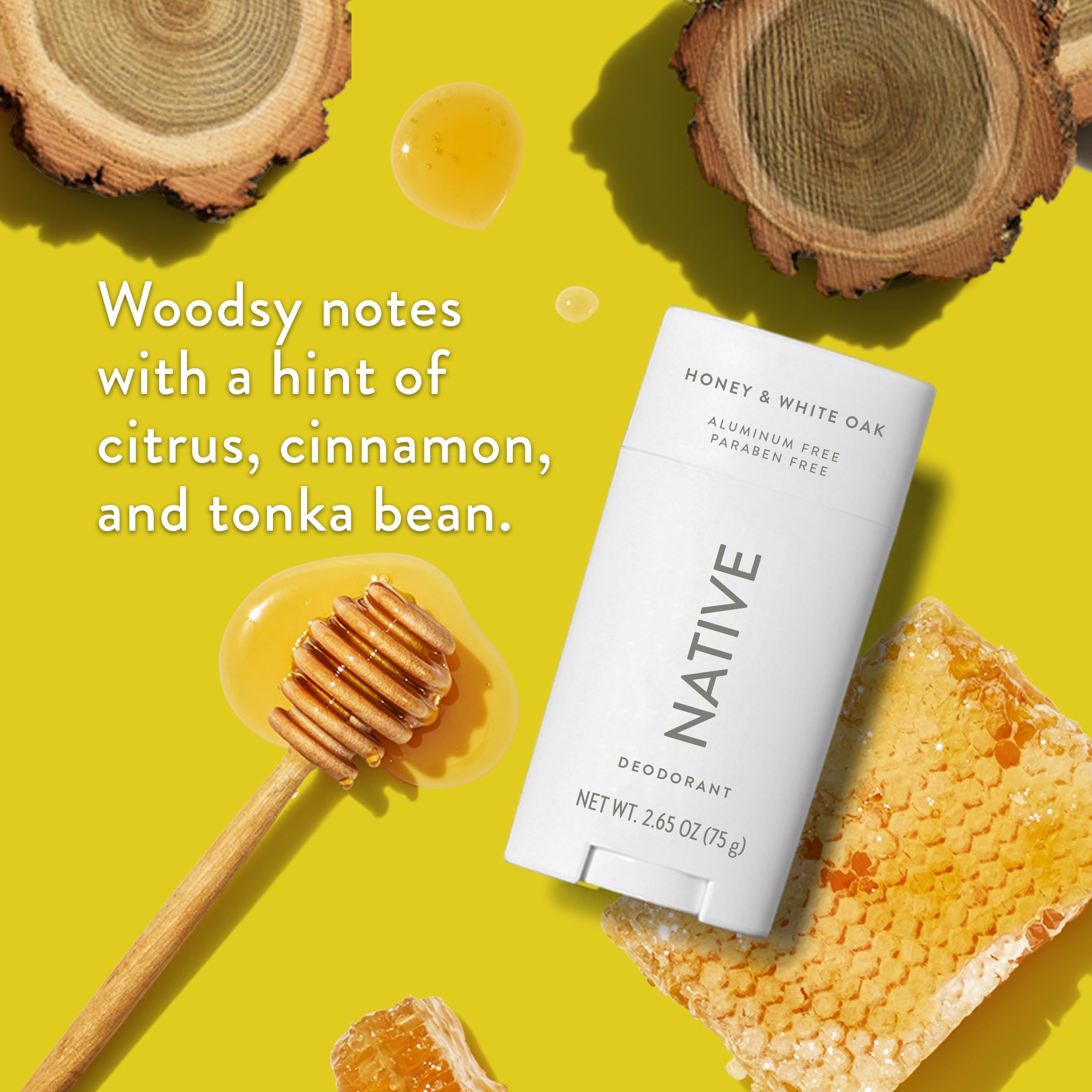 Native Deodorant Contains Naturally Derived Ingredients, 72 Hour Odor Control, Deodorant for Women and Men, Aluminum Free, Coconut & Vanilla 2.65oz