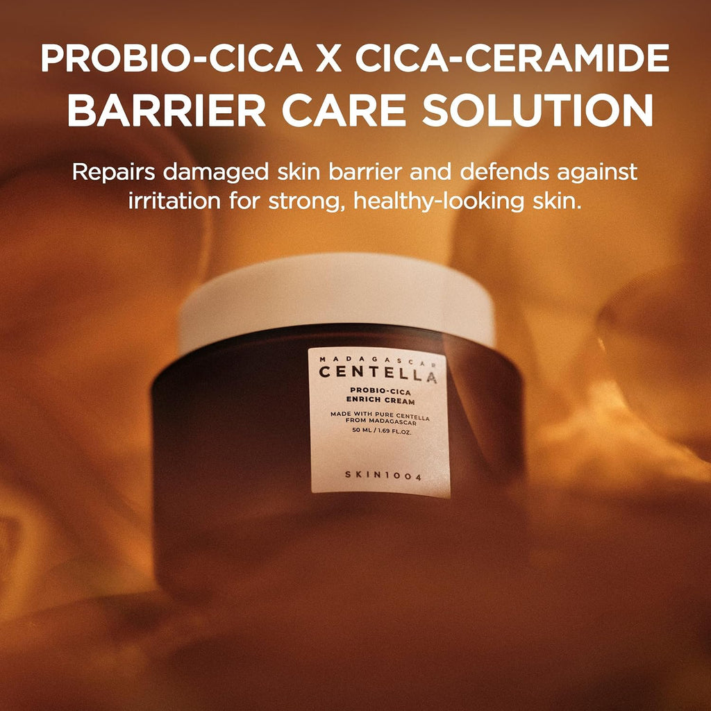 SKIN1004 Hyalu-Cica Moisture Cream, Korean Moisturiser, Face Cream, 75ml