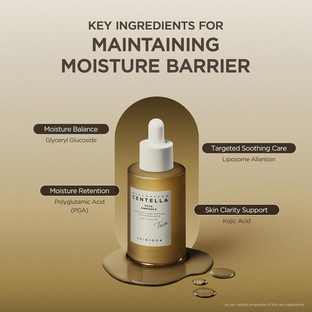 SKIN1004 [Hudson's Pick] Madagascar Centella Ampoule, Korean Face Serum with Centella Asiatica for Hydrating & Moisturizing, Soothing Facial Serum for Skin Balance, Korean Skin Care, 100ml