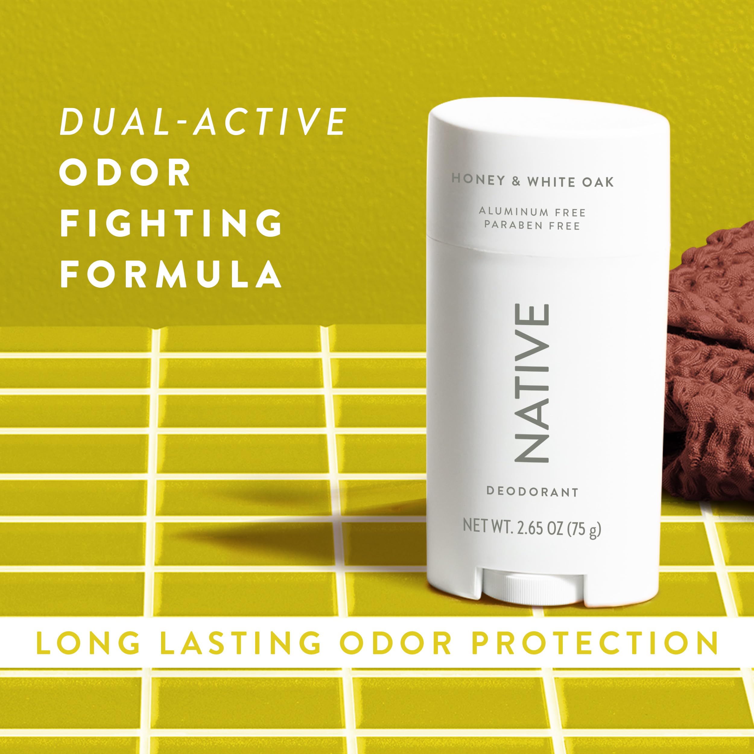 Native Deodorant Contains Naturally Derived Ingredients, 72 Hour Odor Control, Deodorant for Women and Men, Aluminum Free, Coconut & Vanilla 2.65oz