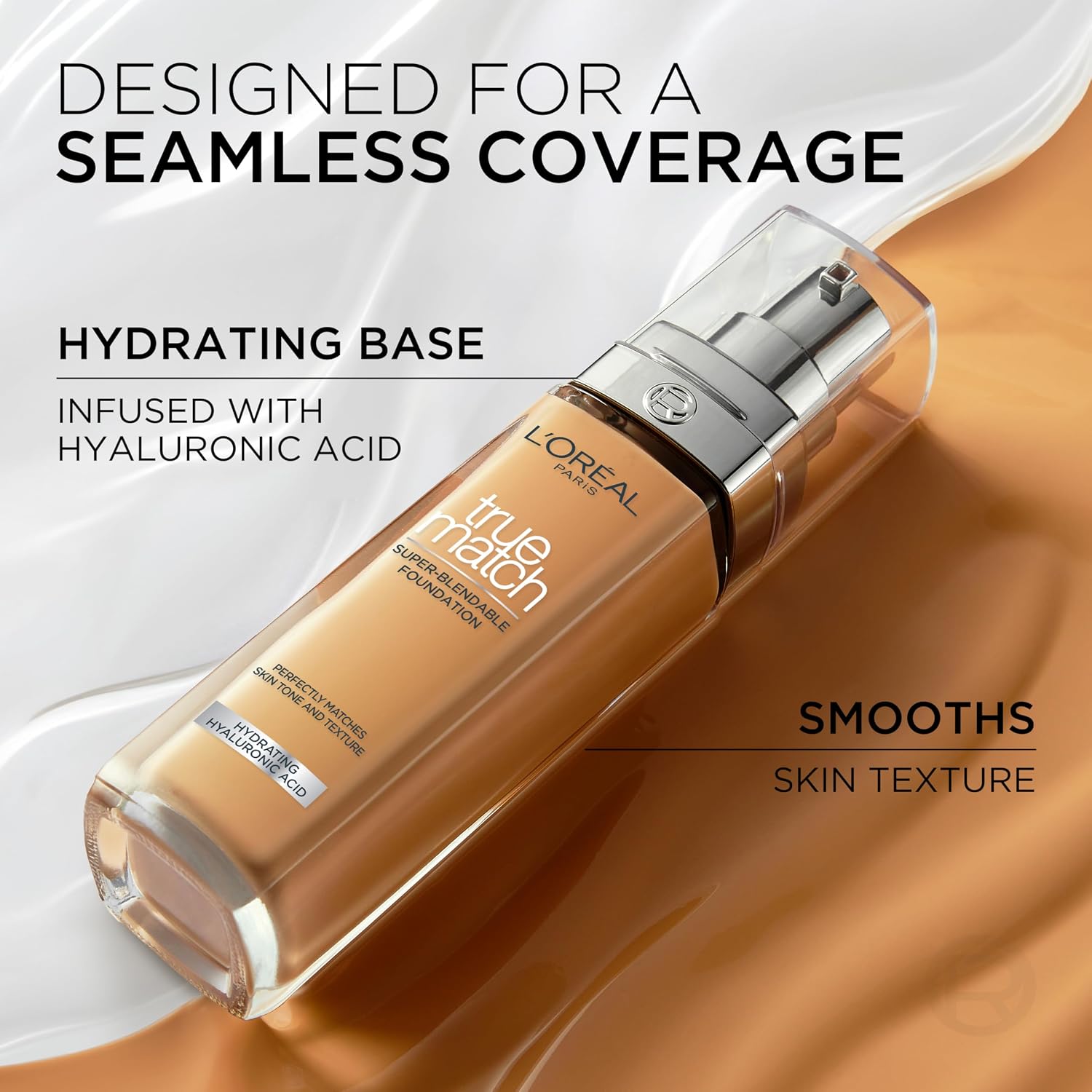 L'Oréal Paris, Liquid Foundation, Hydrating & Evening, True Match, 30 ml, Shade: 2N Vanilla