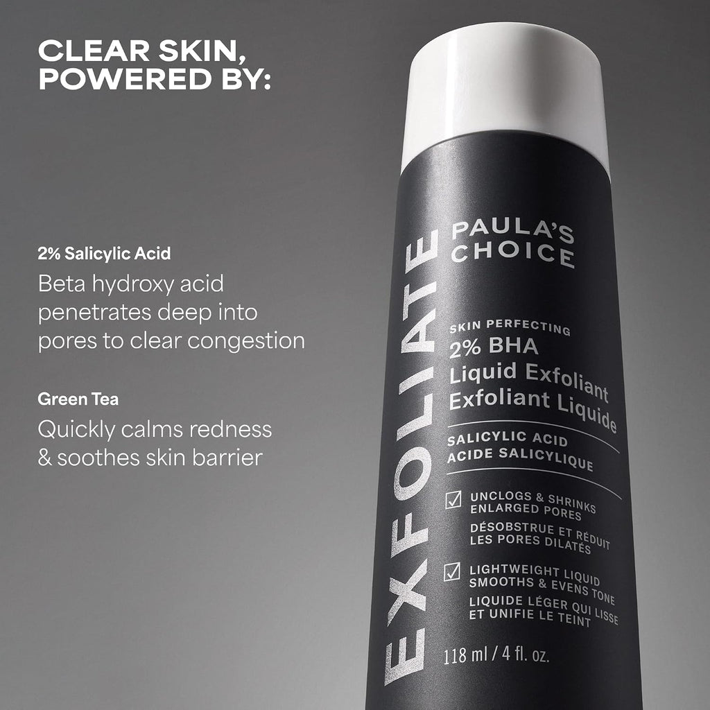 Paula's Choice SKIN PERFECTING 2% BHA Liquid Exfoliant, 30 mL, Travel Size