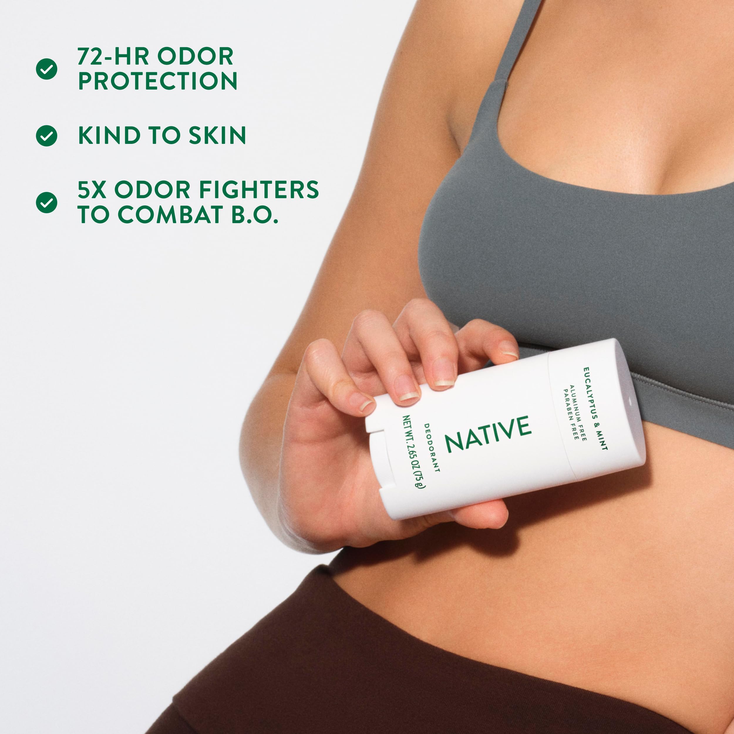 Native Deodorant Contains Naturally Derived Ingredients, 72 Hour Odor Control, Deodorant for Women and Men, Aluminum Free, Coconut & Vanilla 2.65oz