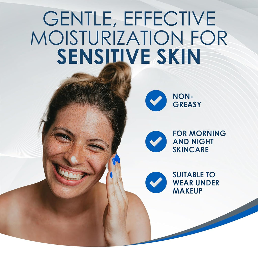 Vanicream Daily Facial Moisturizer, Lightweight, Non-Greasy, 3 Fl Oz