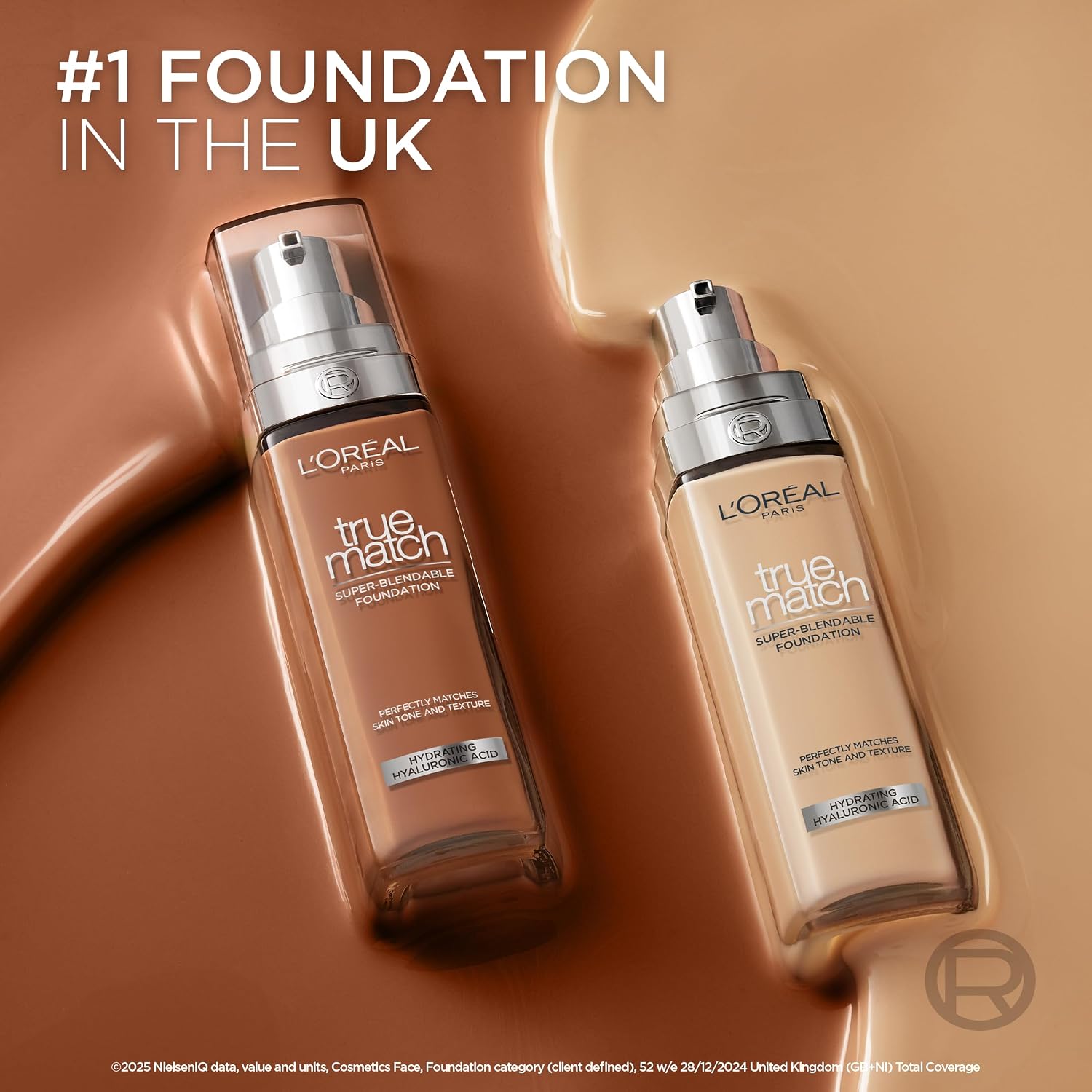 L'Oréal Paris, Liquid Foundation, Hydrating & Evening, True Match, 30 ml, Shade: 2N Vanilla