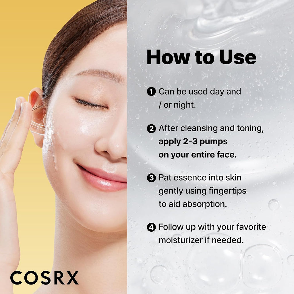 COSRX Snail Mucin 96% Power Repairing Essence 100ml, Hydrating Serum for Face with Snail Secretion Filtrate for Dull Skin & Fine Lines, Korean Skincare
