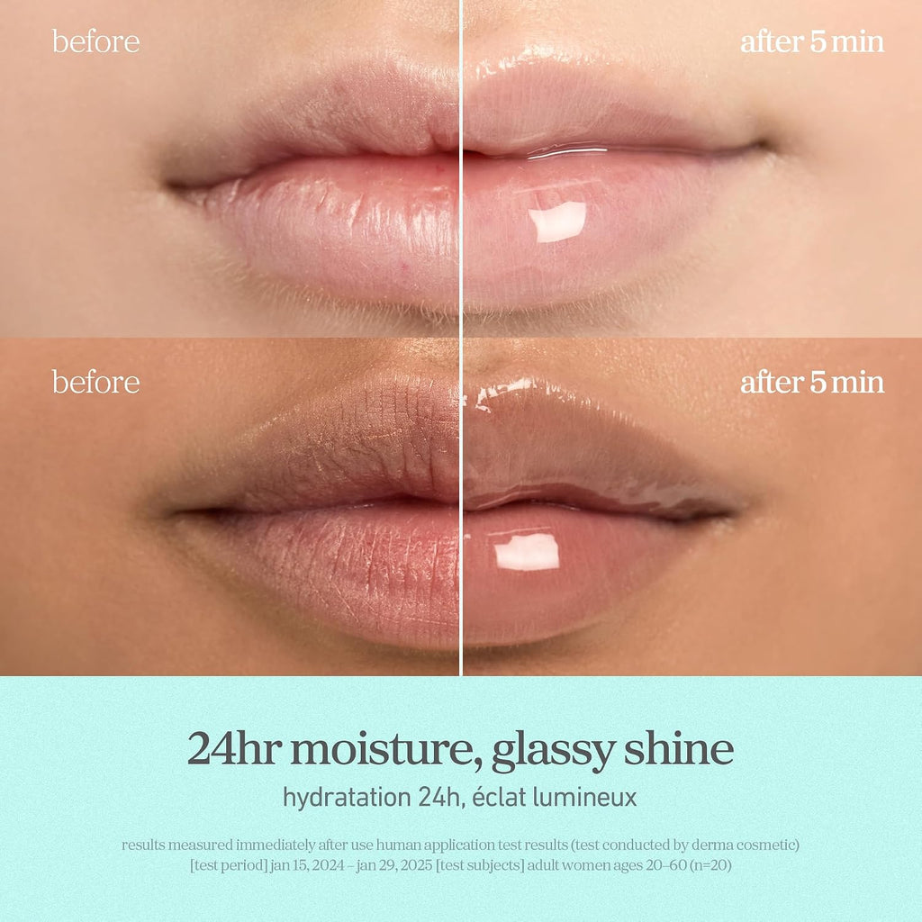 NOONI Korean Lip Oil - Appleberry - Plumping & Hydrating Tinted Lip Gloss