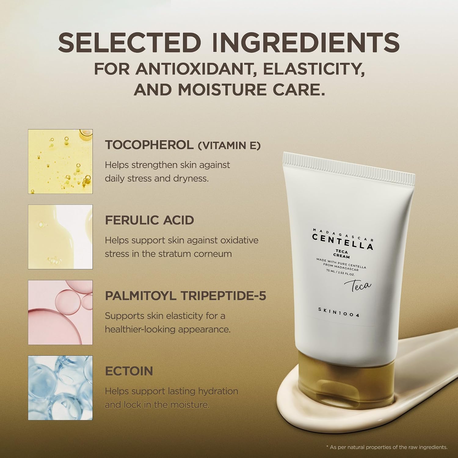 SKIN1004 Hyalu-Cica Moisture Cream, Korean Moisturiser, Face Cream, 75ml