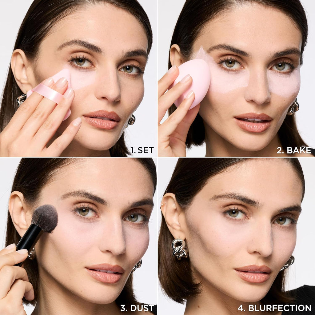 L'Oreal Paris Infallible Blur-fection Longwear Loose Setting Powder, Blurring Face Powder With Up to 24HRs of Wear, Translucent Light, 1 Kit