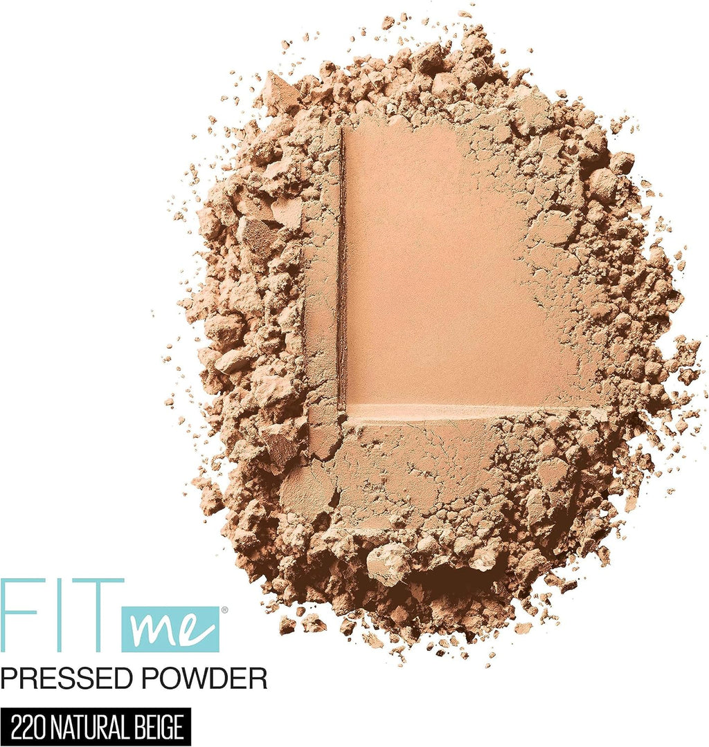 Maybelline New York Fit Me Matte & Poreless Pressed Powder - Natural Beige 220