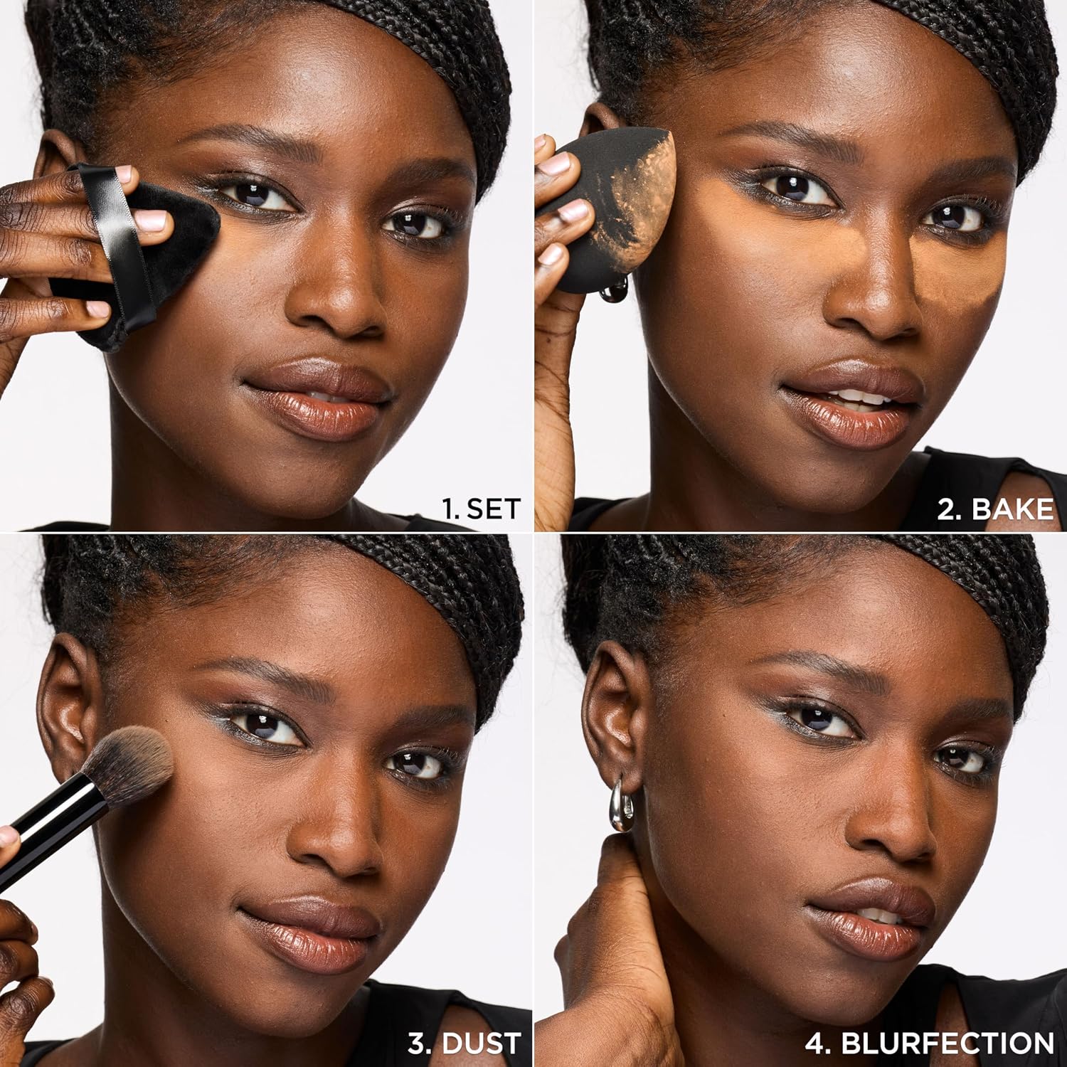 L'Oreal Paris Infallible Blur-fection Longwear Loose Setting Powder, Blurring Face Powder With Up to 24HRs of Wear, Translucent Light, 1 Kit