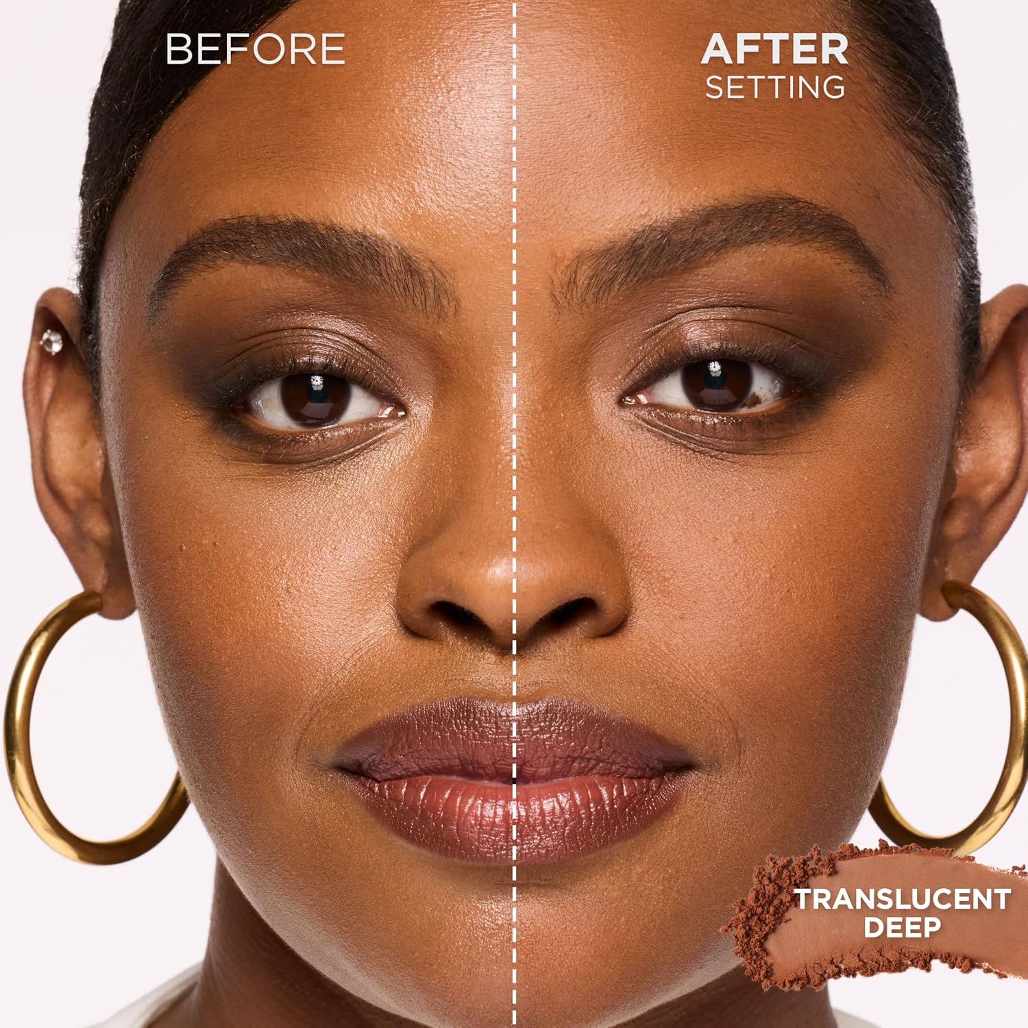 L'Oreal Paris Infallible Blur-fection Longwear Loose Setting Powder, Blurring Face Powder With Up to 24HRs of Wear, Translucent Light, 1 Kit
