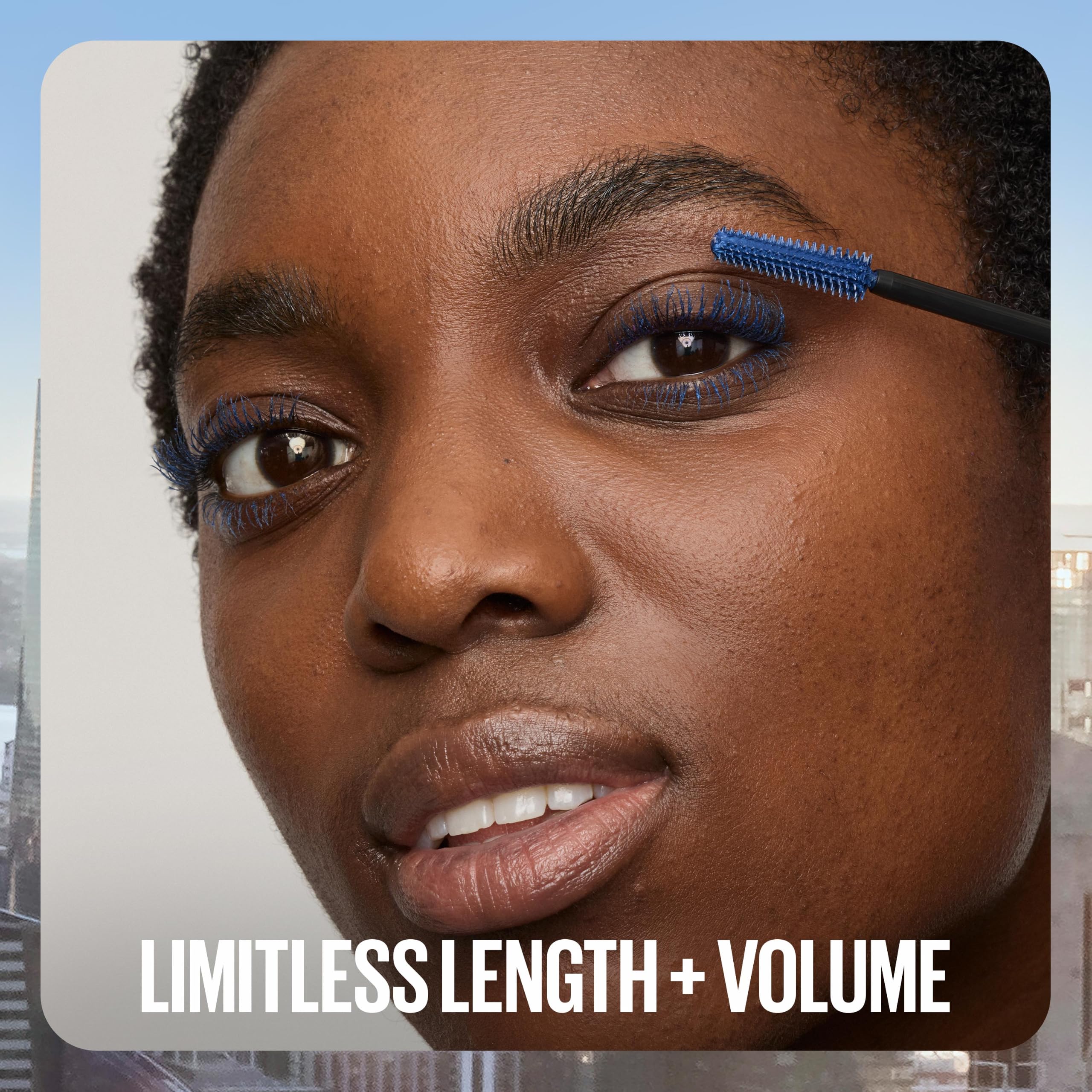 Maybelline Lash Sensational Sky High Washable Mascara Makeup, Volumizing, Lengthening, Defining, Curling, Multiplying, Buildable Formula, Blackest Black, 1 Count