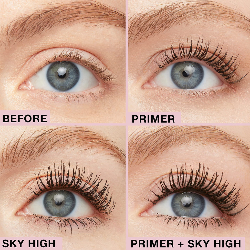 Maybelline Lash Sensational Sky High Washable Mascara Makeup, Volumizing, Lengthening, Defining, Curling, Multiplying, Buildable Formula, Blackest Black, 1 Count