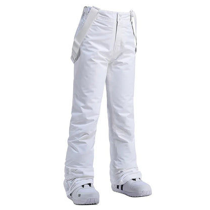 High Quality Men Women Winter Thick Warm Skiing Pants Windproof Waterproof Suspender Trousers Snow Snowboard Pants Plus Size