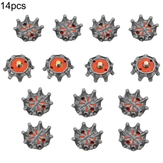 14Pcs Golf Shoe Spikes Replacement Studs Soft Fast Twist For Footjoy Cleat Metal Screw Golf Accessories