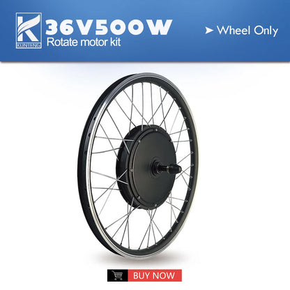 Electric Bicycle Conversion Kit 36V48V 500W Rear Rotate Brushless Gearless Hub Motor  20-29inch 700C For Ebike Conversion Kit