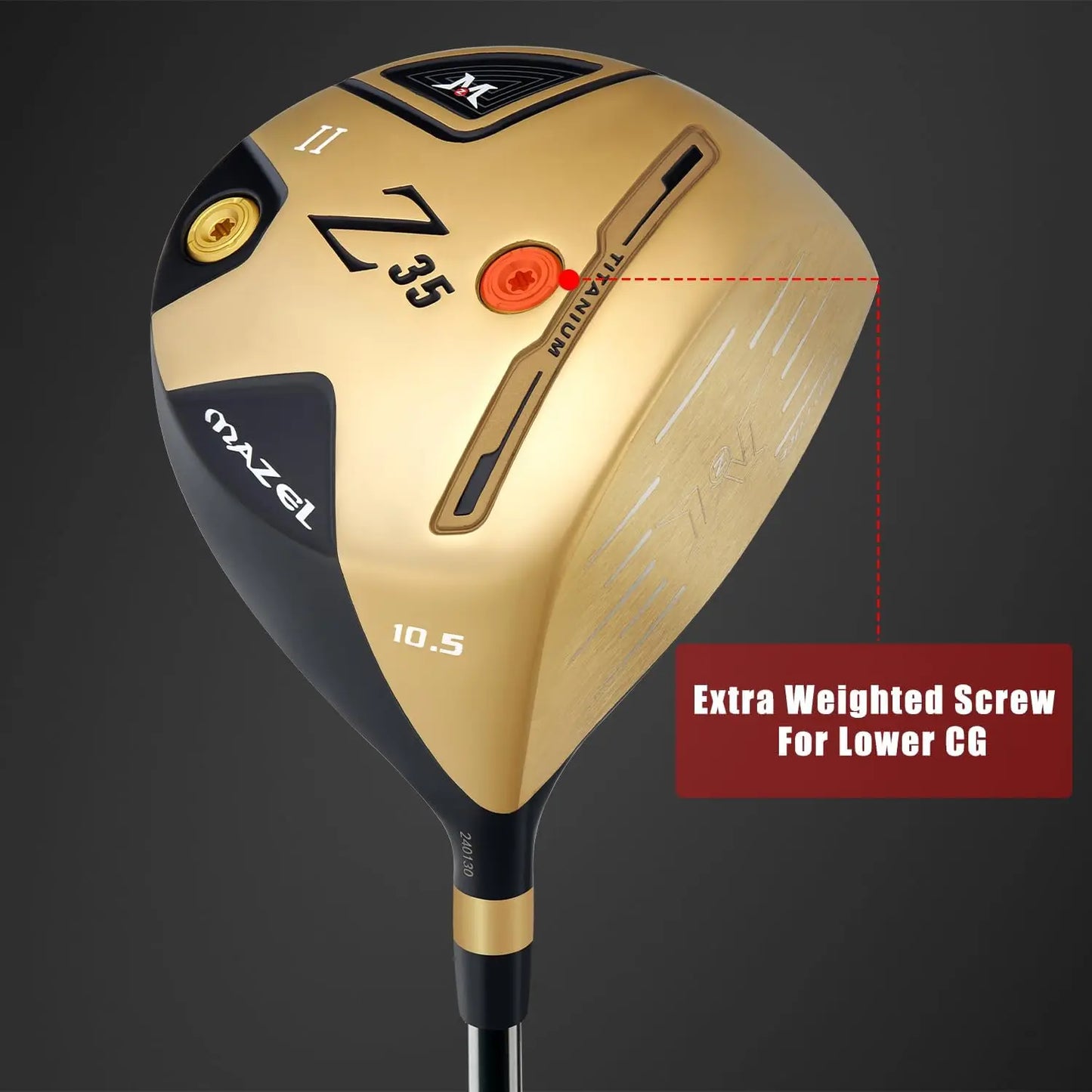 MAZEL Golf Driver - Unleash Your Power and Precision