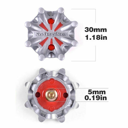 14Pcs Golf Shoe Spikes Replacement Studs Soft Fast Twist For Footjoy Cleat Metal Screw Golf Accessories