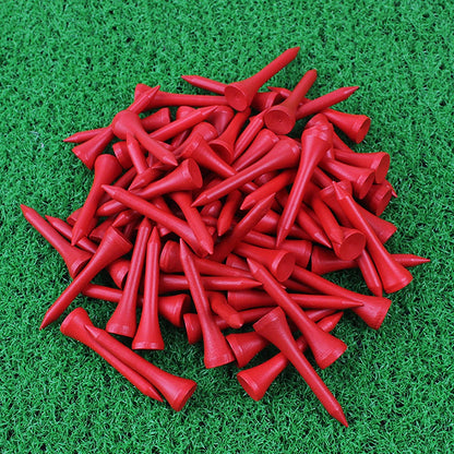 100 Pieces 42 MM Colored Wooden Golf Tees Wood Accessories