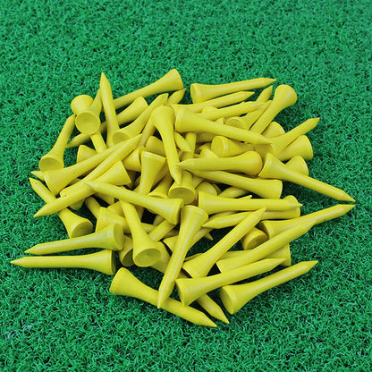 100 Pieces 42 MM Colored Wooden Golf Tees Wood Accessories