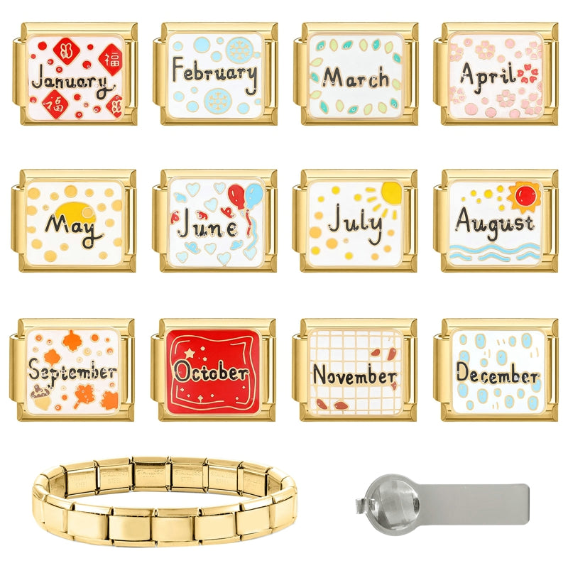 Introducing Annual Beads – The Year on Your Wrist! Important note: This is a bracelet, folks. It goes on your wrist.