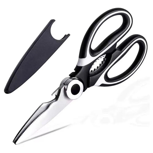 Multifunctional kitchen scissors Household fish cutting meat scissors Stainless steel scissors Kitchen Gadgets Utility