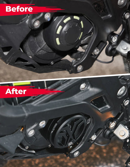 For Surron Pulley Guard Engine Case Saver Cover For Sur-Ron Light Bee X Light Bee S Motocross Motorcycle Accessories Flip Cover