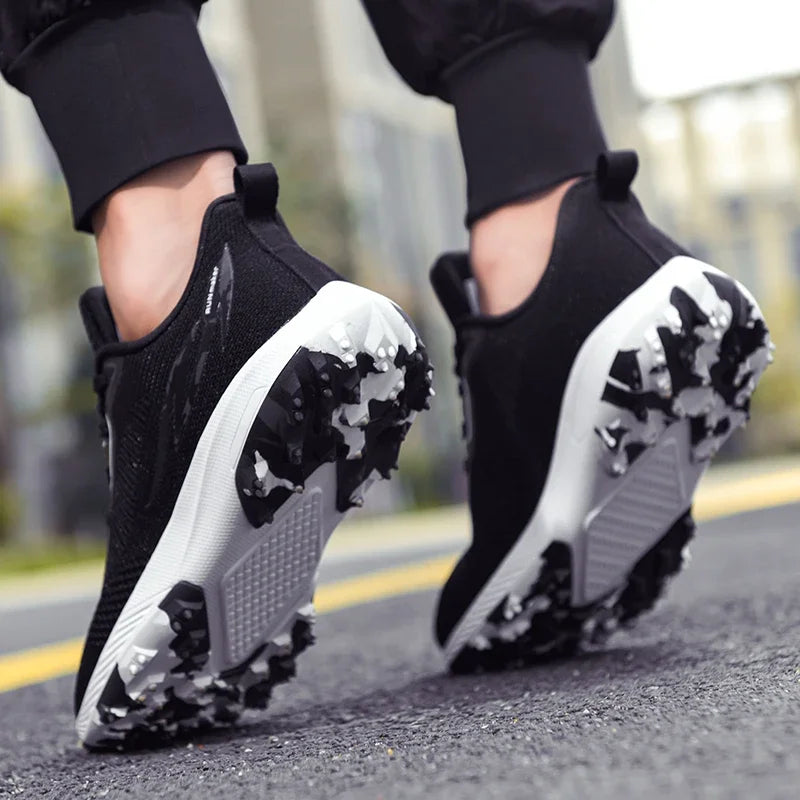 New Golf Shoes Men's and Women's Mesh Breathable Golf Shoe Outdoor Jogging Walking Shoe Men's Training Golf Shoe