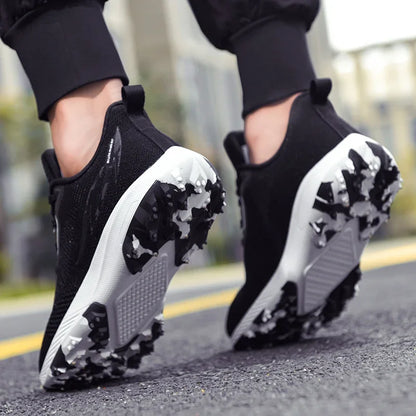 New Golf Shoes Men's and Women's Mesh Breathable Golf Shoe Outdoor Jogging Walking Shoe Men's Training Golf Shoe