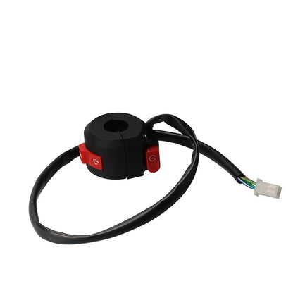 Multifunction 4 Holes HeadLight Electric Start Switch For SURRON Light Bee X Taotao ATV Pit Bike Go Kart Motorcycle Accessories