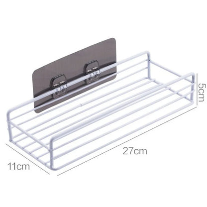 Bathroom Shelf Kitchen Organizer Shelves Corner Frame Iron Shower Caddy Storage Rack Shampoo Holder For Bathroom Accessories